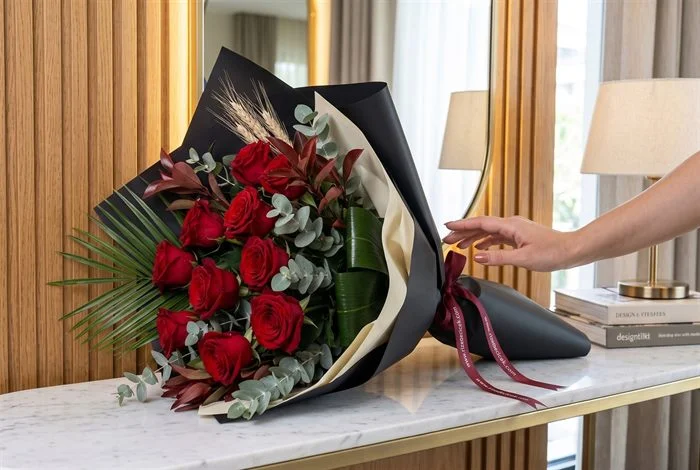 Premium 10'lu Kırmızı Gül Buketi